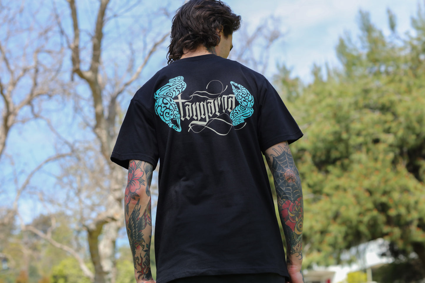 Tangaroa Eel T-Shirt (Black)