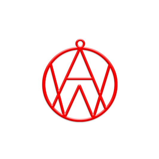 AW Logo Ornament (Red)